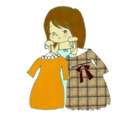 lovely happy girl Emma sticker #13602399