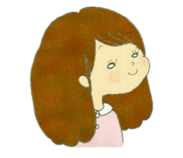 lovely happy girl Emma sticker #13602421