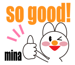 Daily life of a cute mina. sticker #13602589