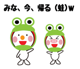 Daily life of a cute mina. sticker #13602600