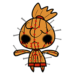 Voodoo Doll and Sunny Doll