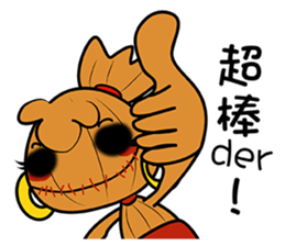 Voodoo Doll and  Sunny Doll sticker #13602670