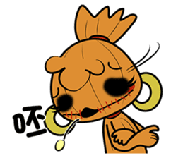 Voodoo Doll and Sunny Doll sticker #13602688