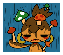 Voodoo Doll and Sunny Doll sticker #13602692