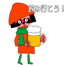 okappanda chan winter sticker #13602987