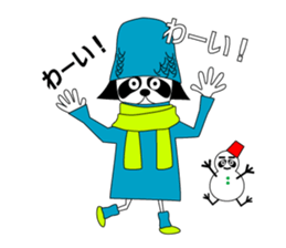okappanda chan winter sticker #13602994