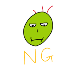 a little monkey. sticker #13604307