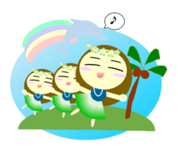 Cute Hula Girl sticker #13604657