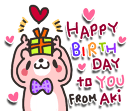Aki chan dedicated sticker sticker #13604978