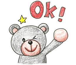 Ku-kun the bear sticker #13605653