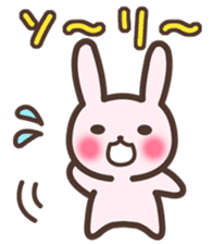 Badminton Rabbit 4 sticker #13606088