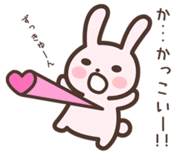 Badminton Rabbit 3 sticker #13606791