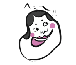 Japanese say fukuwarai sticker sticker #13606957