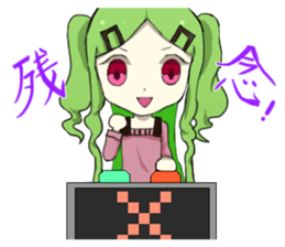 twin angel wings sticker #13608667