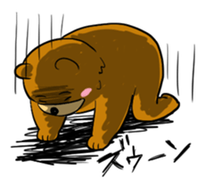 This bear is annoying sticker #13609051