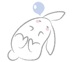 Rabbit Garden sticker #13609184