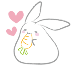 Rabbit Garden sticker #13609186