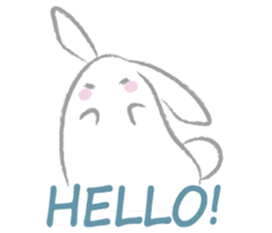 Rabbit Garden sticker #13609191