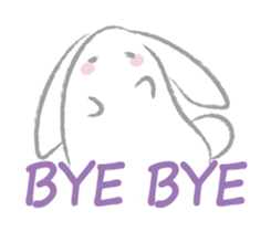 Rabbit Garden sticker #13609192