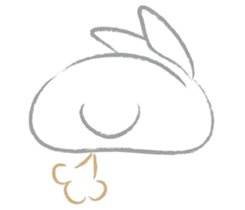 Rabbit Garden sticker #13609195