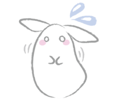 Rabbit Garden sticker #13609196