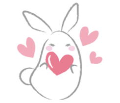 Rabbit Garden sticker #13609198