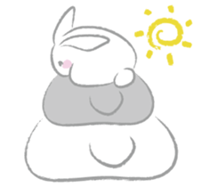 Rabbit Garden sticker #13609201