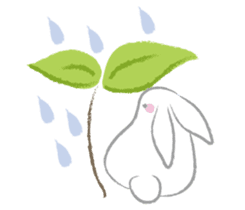 Rabbit Garden sticker #13609202