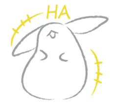 Rabbit Garden sticker #13609209