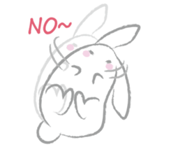 Rabbit Garden sticker #13609217