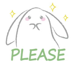 Rabbit Garden sticker #13609218