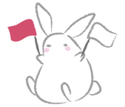 Rabbit Garden sticker #13609220