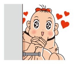 The gorilla macho system boy sticker #13609521