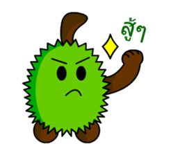 Trian the little durian sticker #13609638