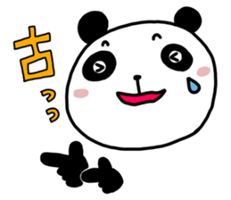 STRAIGHT PANDA sticker #13609691