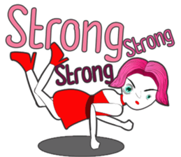 Lady Funny sticker #13610081