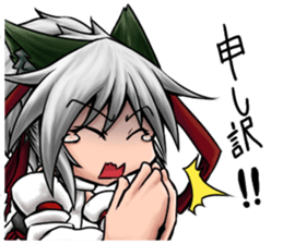 Table Turning Character Girl sticker #13610272