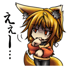 Table Turning Character Girl sticker #13610274