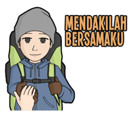 Anak Gunung sticker #13610439