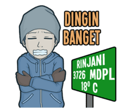 Anak Gunung sticker #13610441