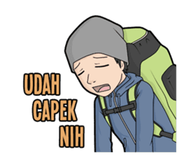 Anak Gunung sticker #13610446