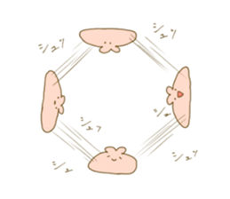 rabbit and broad beans sticker #13610909