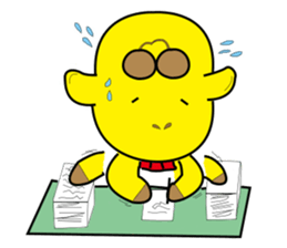 I am a giraffe-Big giraffe . sticker #13611174