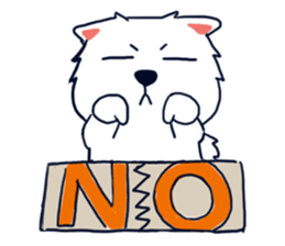 Japanese Spitz-Michael-practical sticker #13611661