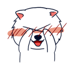 Japanese Spitz-Michael-practical sticker #13611666