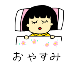bob cut girls sticker #13611897