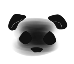 panda face sticker sticker #13612717