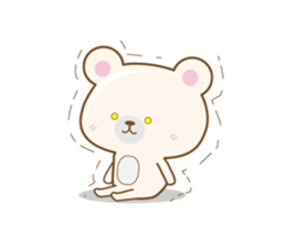Pink Bear Sticker by keimaru sticker #13613920