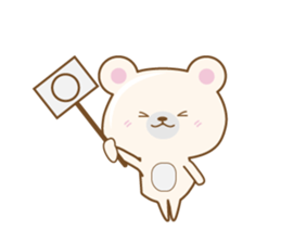 Pink Bear Sticker by keimaru sticker #13613923