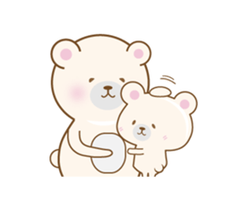 Pink Bear Sticker by keimaru sticker #13613931